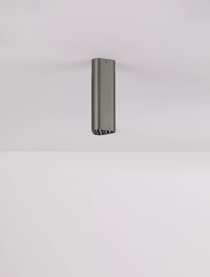 Nova Luce LED Deckenleuchte Etho 6W warmweiss 3000K Schwarz Nickel Aluminium 15x5cm 9695157