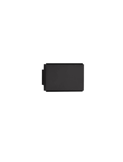 Nova Luce LED Wandleuchte Oti 10W warmweiss 3000K Schwarz Aluminium 11x8cm 9695163