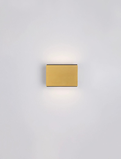Nova Luce LED Wandleuchte Oti 10W warmweiss 3000K Gold Aluminium 11x8cm 9695164