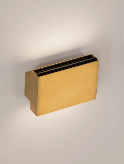 Nova Luce LED Wandleuchte Oti 10W warmweiss 3000K Gold Aluminium 11x8cm 9695164