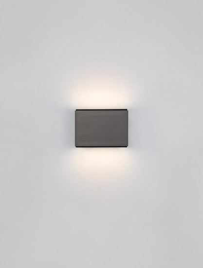 Nova Luce LED Wandleuchte Oti 10W warmweiss 3000K Schwarznickel Aluminium 11x8cm 9695165
