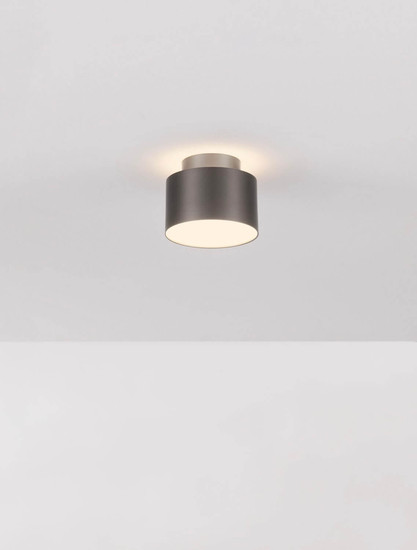 Nova Luce LED Deckenleuchte Ozen 16W warmweiss 3000K Schwarznickel Aluminium Ø11cm 9695171