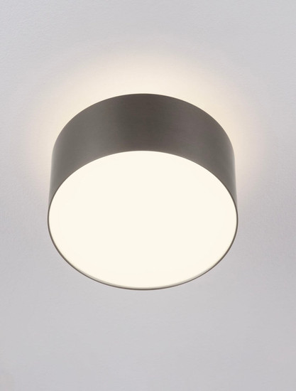 Nova Luce LED Deckenleuchte Ozen 24W warmweiss 3000K Schwarznickel Aluminium Ø14cm 9695173
