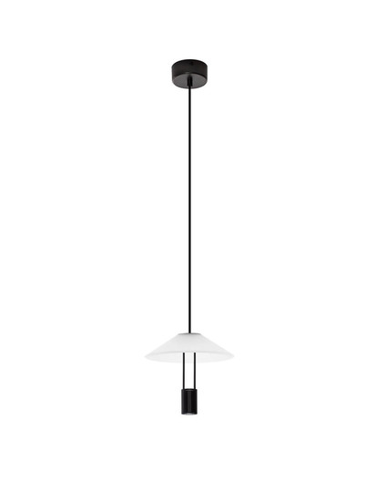 Nova Luce LED Pendelleuchte Anafi 8W warmweiss 3000K Schwarz Stahl Aluminium Ø22cm 9695275