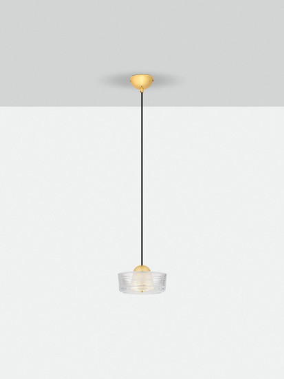 Nova Luce LED Pendelleuchte Keros 6W warmweiss 3000K Platingold Aluminium Ø16cm 9695278