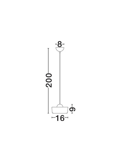 Nova Luce LED Pendelleuchte Keros 6W warmweiss 3000K Platingold Aluminium Ø16cm 9695278
