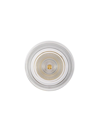 Nova Luce LED Wandleuchte Keros 6W warmweiss 3000K Platingold Aluminium Ø16cm 9695282