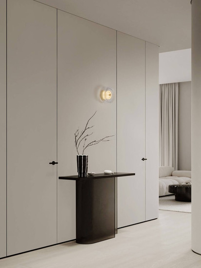Nova Luce LED Wandleuchte Keros 6W warmweiss 3000K Platingold Aluminium Ø16cm 9695282