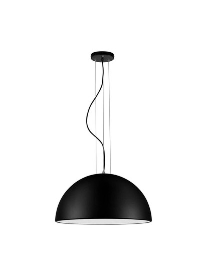 Nova Luce Pendelleuchte Tholos 3-flammig 3xE27 Schwarz Weiß Metall Ø60cm 9695287
