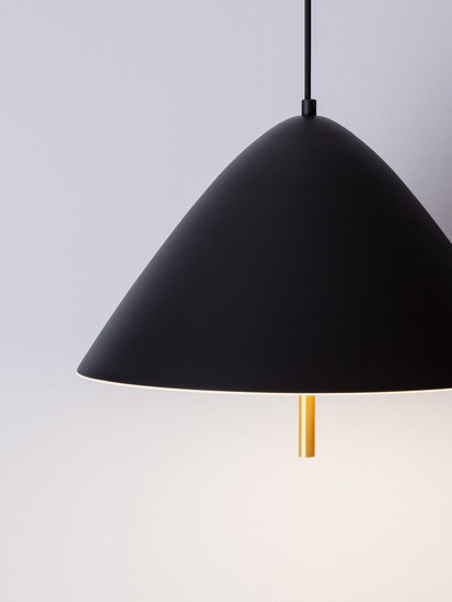Nova Luce LED Pendelleuchte Oros 17W warmweiss 3000K Schwarz Metall Ø40cm 9695288