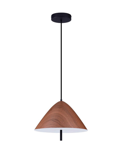 Nova Luce LED Pendelleuchte Oros 17W warmweiss 3000K Holz Metall Ø40cm 9695290