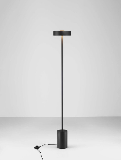 Nova Luce LED Stehleuchte Thea 17W warmweiss 3000K Schwarz Metall 135cm 9695292