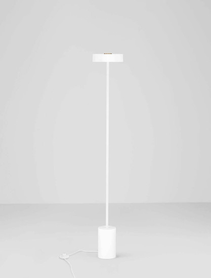 Nova Luce LED Stehleuchte Thea 17W warmweiss 3000K Weiß Metall 135cm 9695293