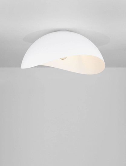 Nova Luce Deckenleuchte Opsi E27 Weiß Metall Ø50cm 9695298