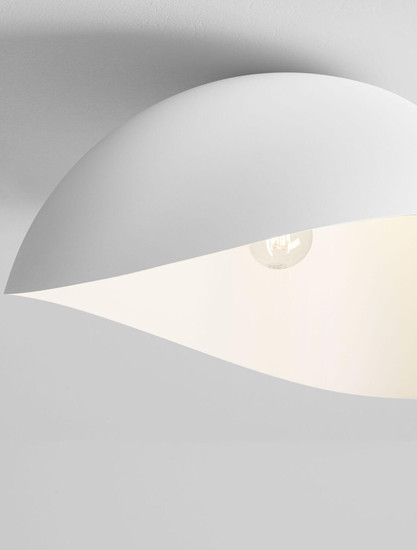 Nova Luce Deckenleuchte Opsi E27 Weiß Metall Ø50cm 9695298