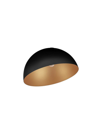 Nova Luce Deckenleuchte Onia E27 Schwarz Gold Metall Ø50cm 9695308
