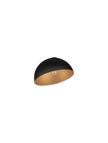 Nova Luce Deckenleuchte Onia E27 Schwarz Gold Metall Ø40cm 9695311