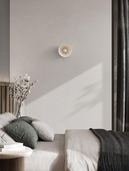 Nova Luce Wandleuchte Onia E14 Weiß Metall Ø20,5cm 9695318