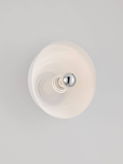 Nova Luce Wandleuchte Onia E14 Weiß Metall Ø20,5cm 9695318