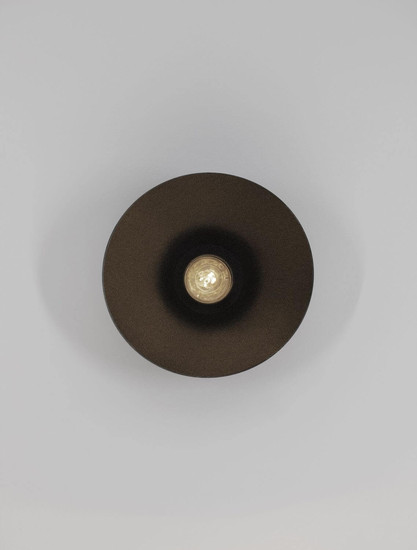 Nova Luce Wandleuchte Onia E14 Dunkelgrau Schwarz Metall Ø20,5cm 9695319
