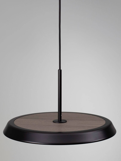 Nova Luce LED Pendelleuchte Ophelia 27W warmweiss 3000K Schwarz Metall Ø40cm 9695320