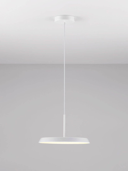 Nova Luce LED Pendelleuchte Ophelia 27W warmweiss 3000K Weiß Metall Ø40cm 9695321