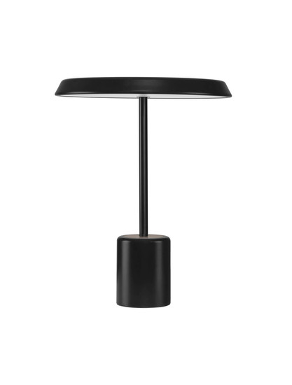 Nova Luce LED Tischleuchte Ophelia 17W warmweiss 3000K Schwarz Holz Metall Ø40cm 9695322
