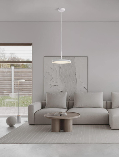 Nova Luce LED Stehleuchte Ophelia 27W warmweiss 3000K Weiß Holz Metall 135cm 9695325