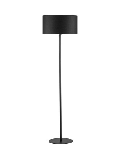 Nova Luce Stehleuchte Sibnia E27 Schwarz Metall Textil 165cm 9695331