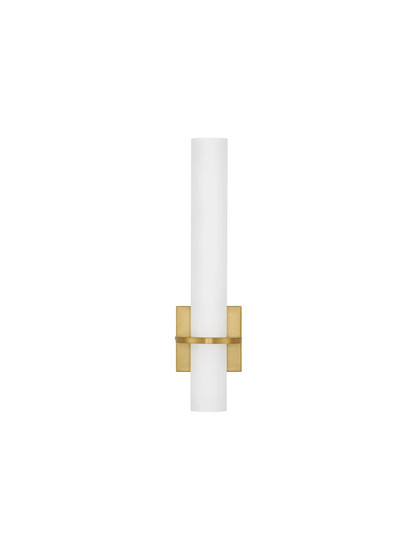 Nova Luce LED Wandleuchte Luca 15W neutralweiss 4000K IP44 Gold Stahl Glas 45x12cm 9695338