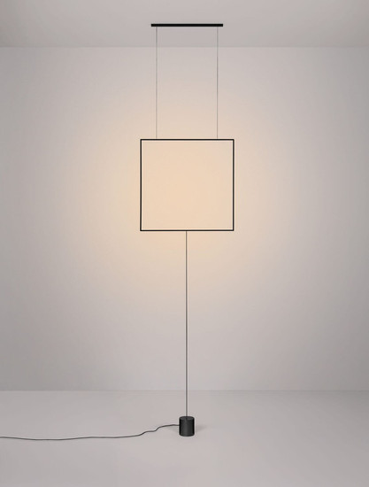Nova Luce LED Pendelleuchte Dahlia 25W warmweiss 3000K Schwarz Aluminium 62x10cm 9695502