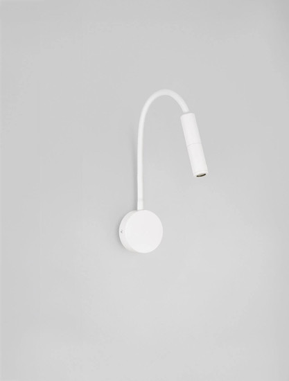 Nova Luce LED Wandleuchte Sonica 6W warmweiss 3000K Weiß Aluminium Ø8,5cm 9701621