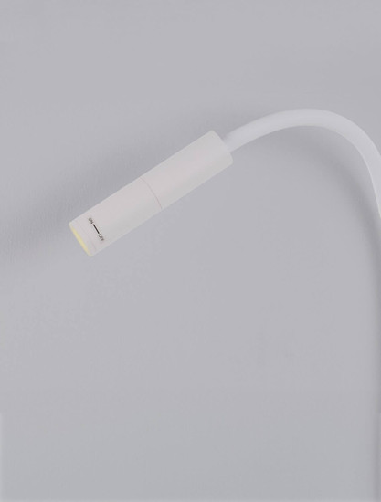 Nova Luce LED Wandleuchte Sonica 6W warmweiss 3000K Weiß Aluminium Ø8,5cm 9701621