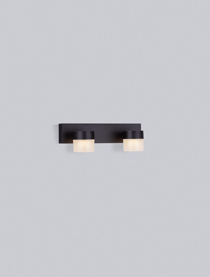 Nova Luce LED Wandleuchte Teko schwenkbar 11W warmweiss 3000K IP44 Schwarz Aluminium 25x11cm 9701622