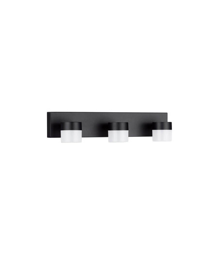 Nova Luce LED Wandleuchte Teko schwenkbar 17W warmweiss 3000K IP44 Schwarz Aluminium 36x11cm 9701623