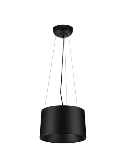 Nova Luce LED Pendelleuchte Atil 24W warmweiss 3000K Schwarz Aluminium Ø35cm 9870015