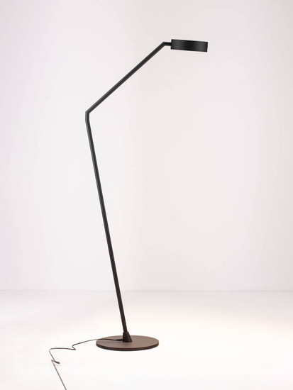 Nova Luce LED Stehleuchte Afi schwenkbar dimmbar 23W warmweiss 3000K Bewegungsmelder Schwarz Stahl Aluminium 170cm 9870021