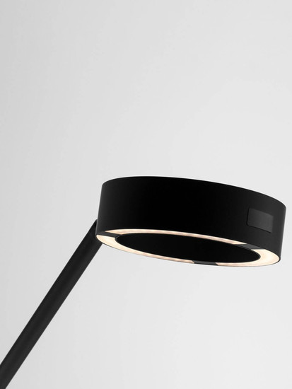 Nova Luce LED Stehleuchte Afi schwenkbar dimmbar 23W warmweiss 3000K Bewegungsmelder Schwarz Stahl Aluminium 170cm 9870021