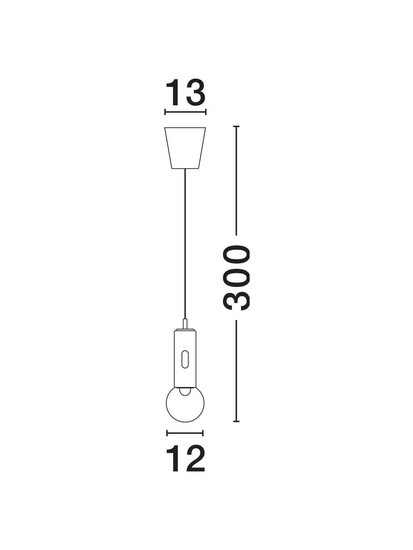 Nova Luce LED Pendelleuchte Chronos dimmbar 11W warmweiss 3000K Bewegungsmelder Schwarz Aluminium Ø13cm 9870024