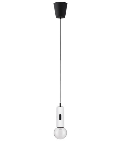 Nova Luce LED Pendelleuchte Chronos dimmbar 11W warmweiss 3000K Bewegungsmelder Weiß Aluminium Ø13cm 9870025
