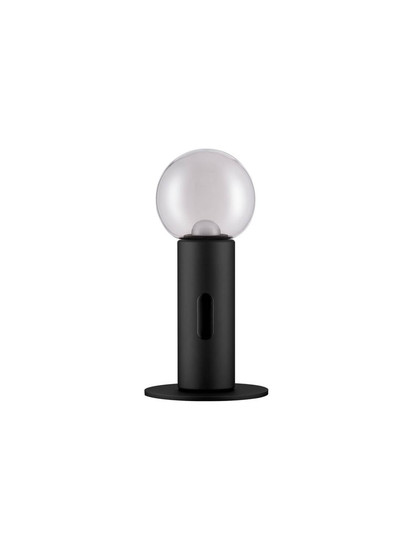 Nova Luce LED Tischleuchte Chronos dimmbar 11W warmweiss 3000K Bewegungsmelder Schwarz Stahl Aluminium Ø15cm 9870026