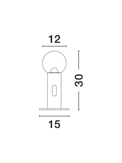 Nova Luce LED Tischleuchte Chronos dimmbar 11W warmweiss 3000K Bewegungsmelder Schwarz Stahl Aluminium Ø15cm 9870026