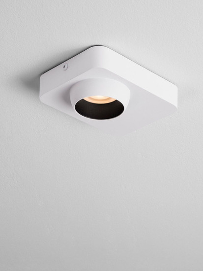 Nova Luce LED Deckenleuchte Kedros 9W warmweiss 3000K Weiß Stahl Aluminium 14x11cm 9870029