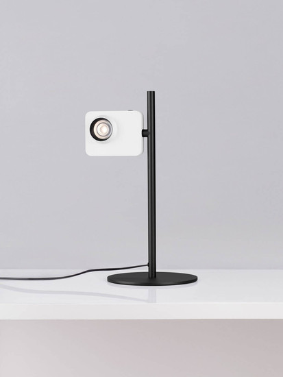 Nova Luce LED Tischleuchte Kedros dimmbar 9W warmweiss 3000K Weiß Stahl Aluminium Ø22cm 9870033