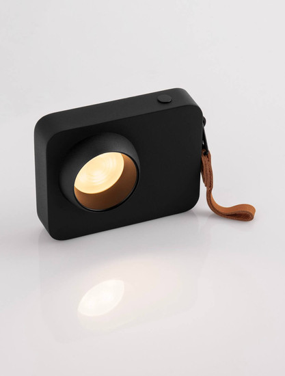 Nova Luce LED Tischleuchte Kedros dimmbar 3W warmweiss 3000K Schwarz Stahl Aluminium 14x11cm 9870036