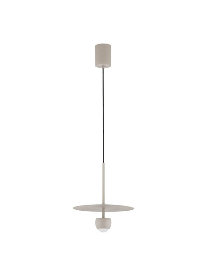 Nova Luce LED Pendelleuchte Edem 8W warmweiss 3000K Beige Stahl Aluminium Ø30cm 9870045