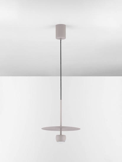 Nova Luce LED Pendelleuchte Edem 8W warmweiss 3000K Beige Stahl Aluminium Ø30cm 9870045