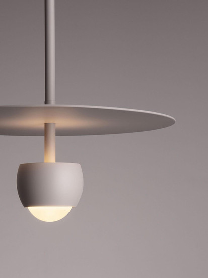 Nova Luce LED Pendelleuchte Edem 8W warmweiss 3000K Beige Stahl Aluminium Ø30cm 9870045