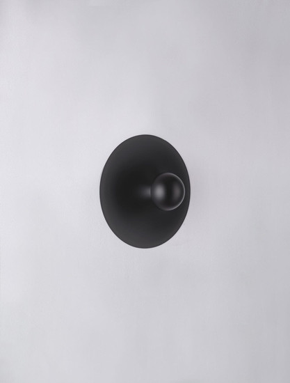Nova Luce LED Wandleuchte Edem 9W warmweiss 3000K Schwarz Stahl Aluminium Ø25cm 9870048