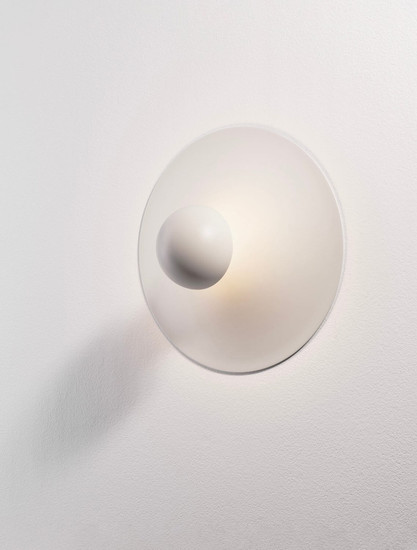 Nova Luce LED Wandleuchte Edem 9W warmweiss 3000K Weiß Stahl Aluminium Ø25cm 9870049